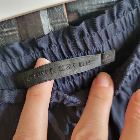 Jenni Kayne Rio Cupro Drawstring Pants Sz M - Picture 3 of 6